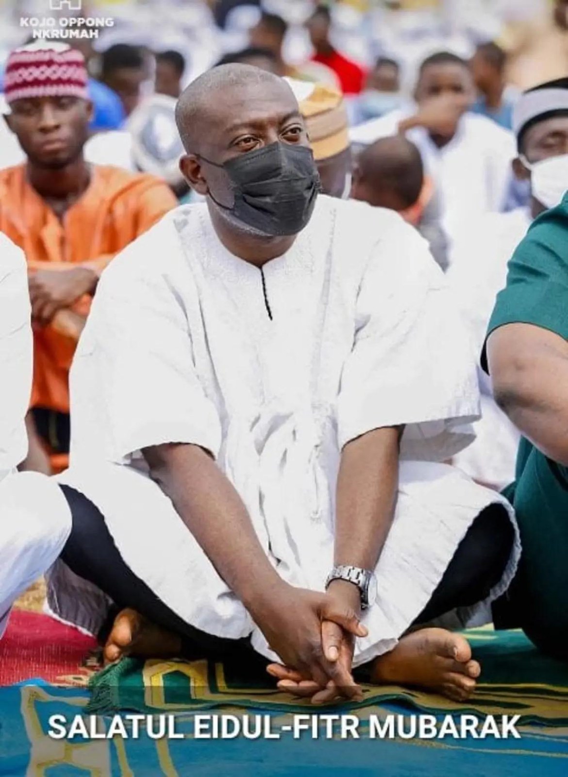 Hon. Kojo Oppong Nkrumah at Eid gathering